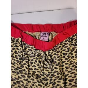 Love 2 Sleep Womens Animal Print Pajama Shorts Size XL